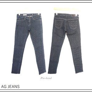 AG The Legging Ankle/Super Skinny Ankle Polka Dots